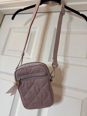 Vera Bradley Quilted Crossbody in Dusty Mauve